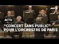 Orchestre de Paris: les musiciens se retrouvent pour un "concert sans public" | AFP