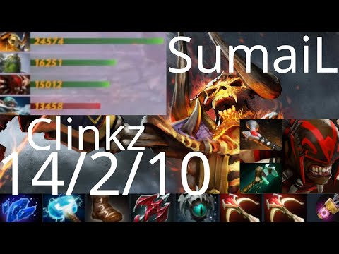 SumaiL Clinkz vs Slardar, Queen of Pain, Gyrocopter - OG vs [A] g2 Ti10 dota2