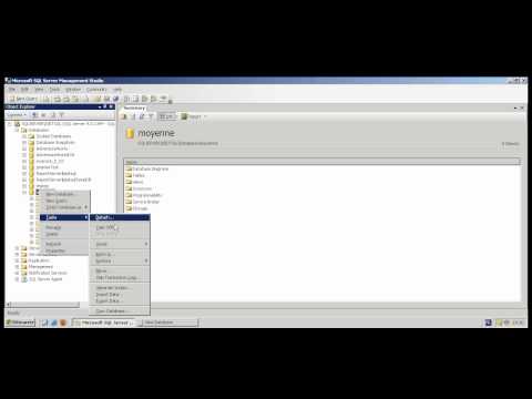 comment ouvrir sql server 2005