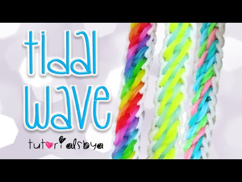 NEW Tidal Wave Rainbow Loom Bracelet Tutorial | How To - YouTube