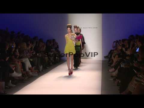 Models walk the runway at Joanna Mastroianni - Spring 201...