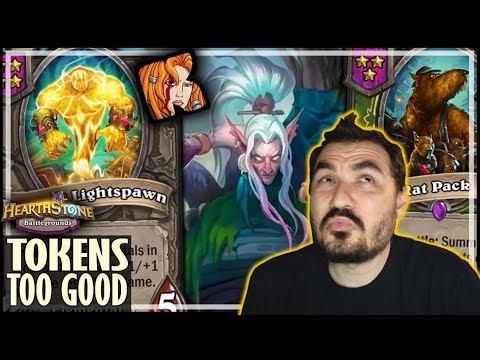 TOKENS ARE JUST TOO GOOD! - Hearthstone Battlegrounds