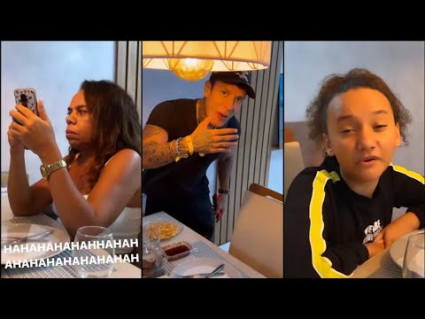 JANTAR COM VICTOR IGOH - Stories Yarley Ara e Titia Rayon