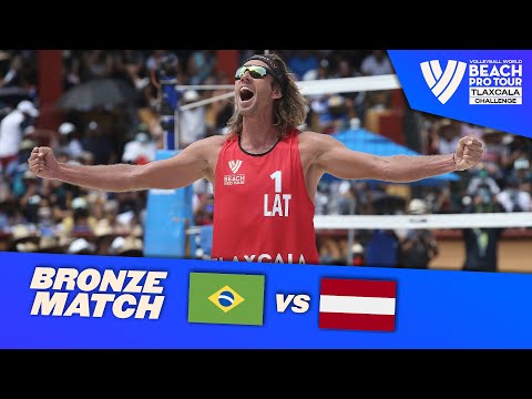 Renato/Vitor Felipe vs. Samoilovs/Smedins - BRONZE Highlights of Tlaxcala 2022 #BeachProTour