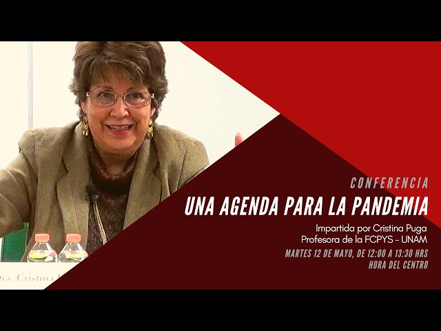 Una agenda para la pandemia / Cristina Puga