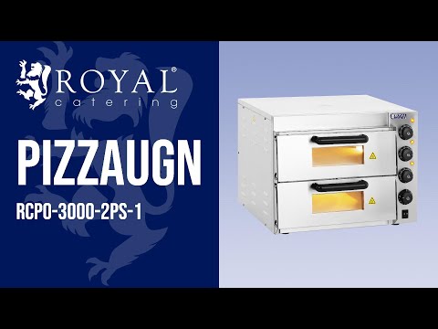 video - Pizzaugn - 2 ugnskammare - Schamotte stenbotten