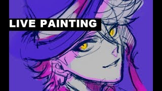 【ツイステ】藝大生がアズール・アーシェングロットを皆と話しながら描く生放送【作業用】