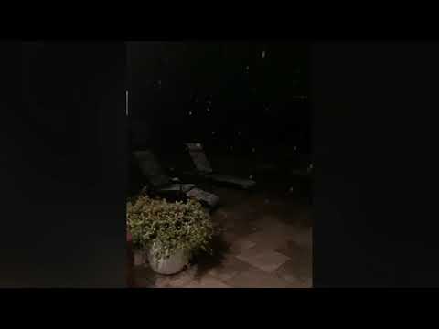 Snowing in Fountain Hills Feb 22, 2019