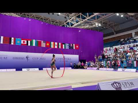 Anastasia Salos Ribbon AA 1st UAE Gymnastika Cup 2022