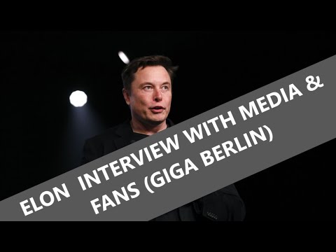 BREAKING: Elon Musk Interview with German FANS & MEDIA, Teslanews