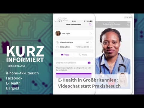 Kurz informiert vom 02.01.2018.: iPhone-Akkutausch, Facebook, E-Health , Bargeld