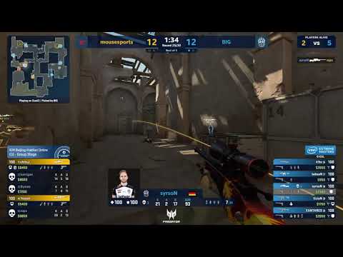 syrsoN 3 agressive awp kills against Mouz @dust2 | IEM Beijing-Haidian 2020