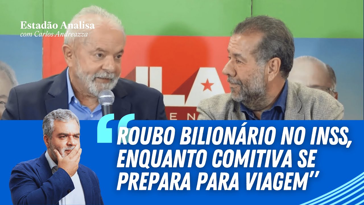 Andreazza: "Roubo bilionário no INSS, enquanto comitiva se prepara para viagem a Roma”