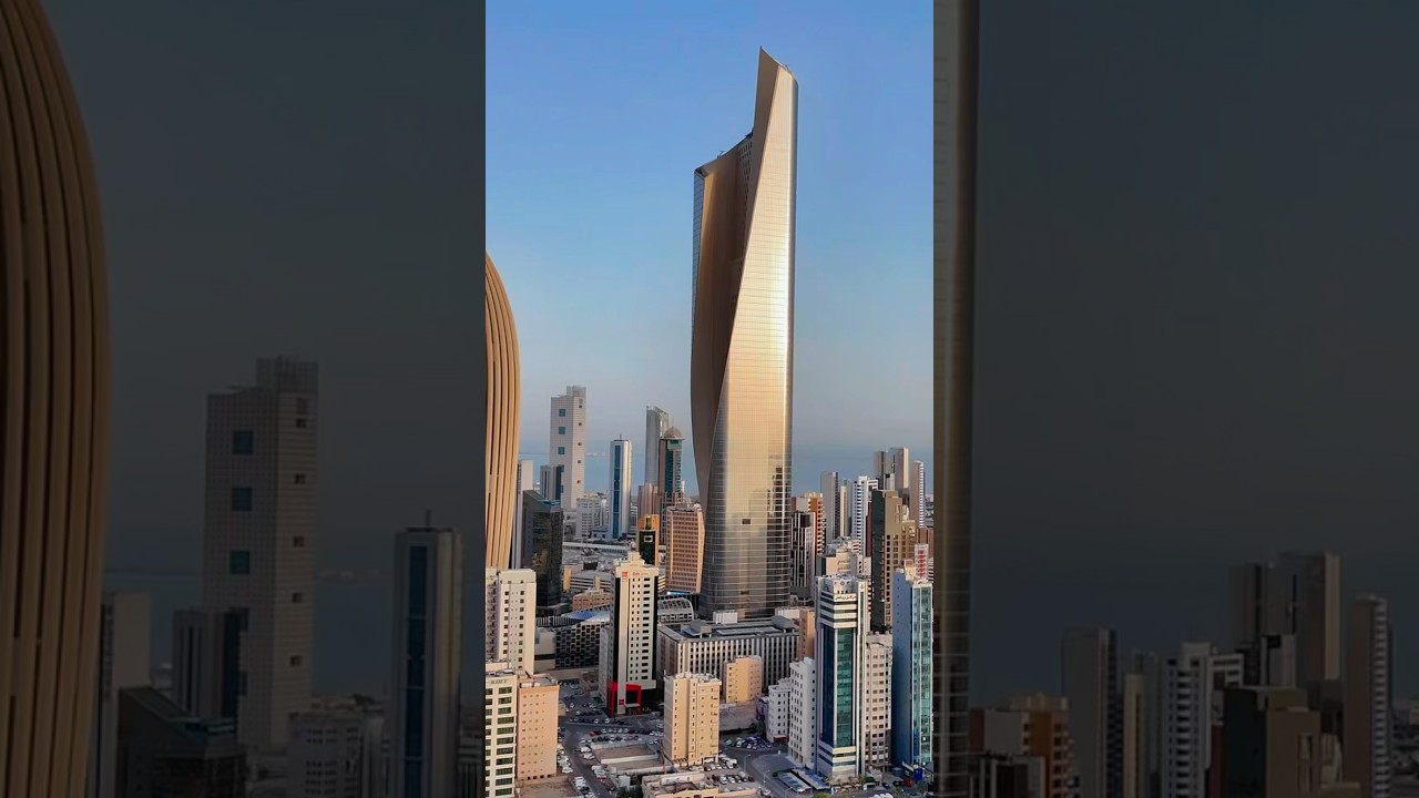 Come with me as I explore Kuwait’s tallest and most unique skyscraper – Al Hamra Tower! 🇰🇼🔥