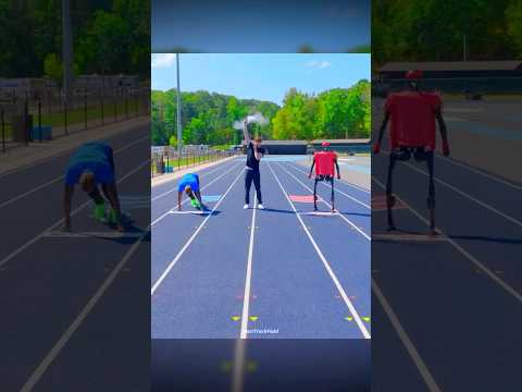 The FASTEST Man Alive vs 3 Robots 😮🔥