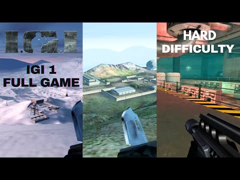 IGI 1 FULL Game Walkthrough Hard Difficulty - All Mission