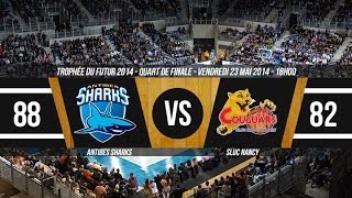 preview picture of video 'Match Condensé Trophée du Futur 2014: Antibes Sharks / SLUC Nancy'