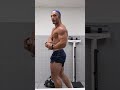 side flexing after chest workout