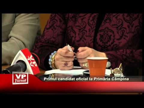 Primul candidat oficial la Primăria Câmpina