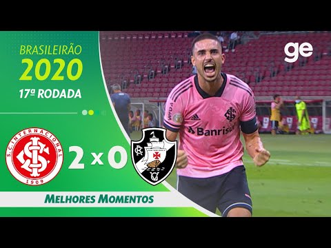 Gols e lances de Internacional x Vasco da Gama