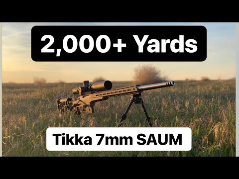 2,000+ Yards! Custom Tikka 7mm SAUM!