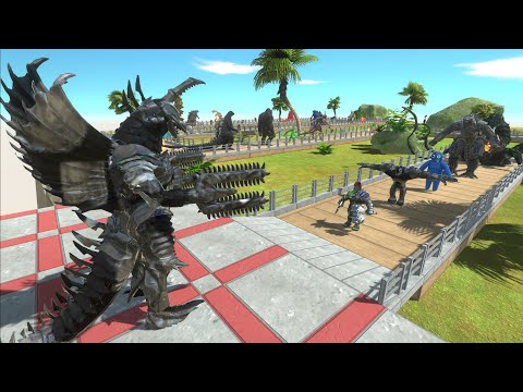 GIGAN FINAL WARS DESERT ISLAND DEATH RUN - Animal Revolt Battle Simulator