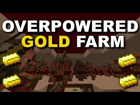 (1.15+) EASY & EFFICIENT GOLD FARM! (Expandable) - Minecraft Tutorial