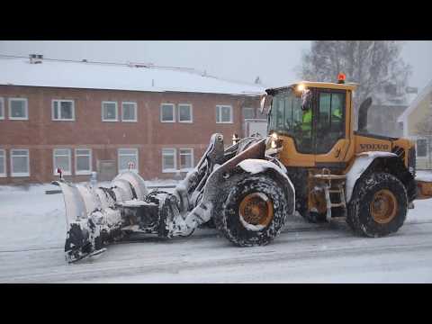 Snöoväder i Forshaga