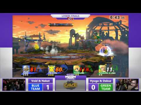 Pound 2016 Doubles - Nakat & Void Vs. Hyuga & Dabuz - SSB4 LS - Smash Wii U - Smash 4