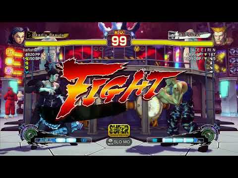 Jiban (Rose) vs ACE E I RI N (Guile) - SSF4 Arcade Edition Xbox Live Ranked Match