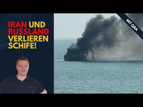 U-Boot versenkt Kriegsschiff, Ru Tanker explodiert! Iran (5) & Ukraine Lagebericht (552) und Q&A