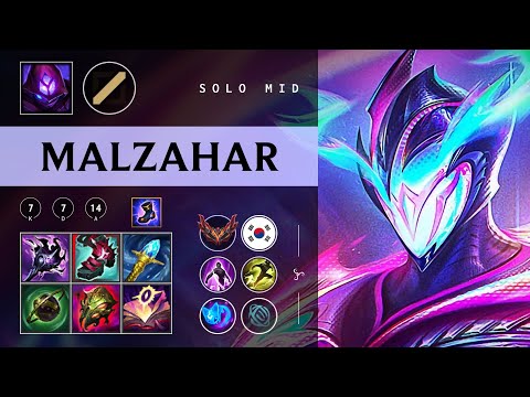 Malzahar Mid vs Sylas - KR Grandmaster Patch 26.02