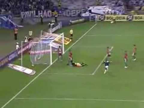 4º Gol do Cruzeiro Gol de Borges - Cruzeiro 4 x 0 Portuguesa - Brasileirão Série A 02/10/13