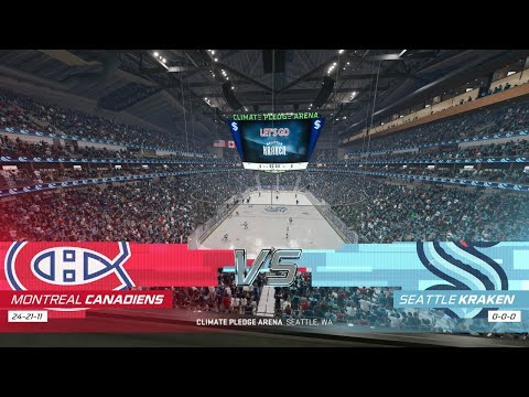 NHL 22 - Montreal Canadiens @ Seattle Kraken - Prime Time Games 10/26/21