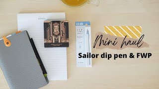 Mini Haul - New Ferris Wheel Press Ink and Sailor Dip Pen