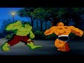 The Thing Fights Incredible Hulk Fantastic Four Animated Series Easter Egg 1994