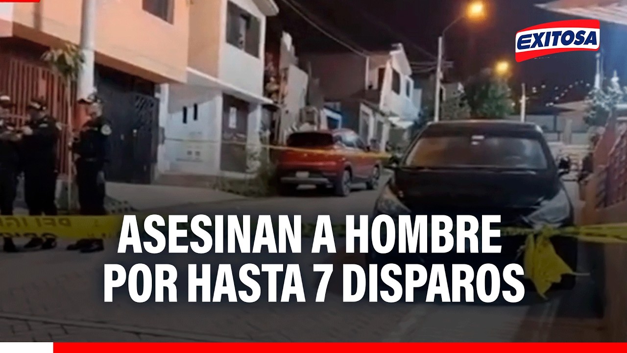 🔴🔵 Sicarios asesinan a balazos a hombre de 31 años en el Callao