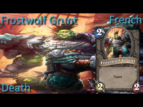 Frostwolf Grunt card sounds in 12 languages -Hearthstone✔