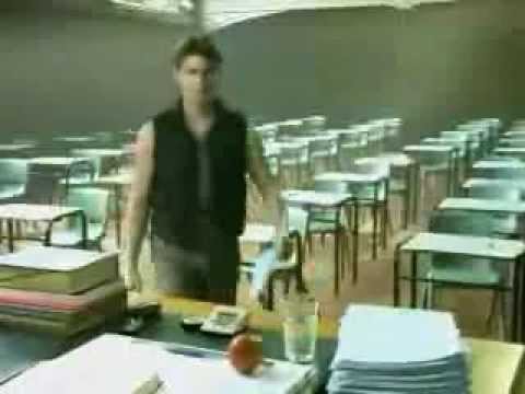 Student bei der Prüfung