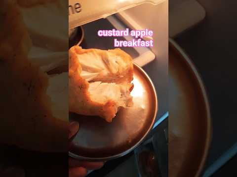 Sweet Morning with Custard Apple | Sitaphal Breakfast Vibes #shorts #radianttejashri #foodiedelight