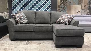 Preston 2 Seater Modular Fabric Lounge Suite with Reversible Chaise