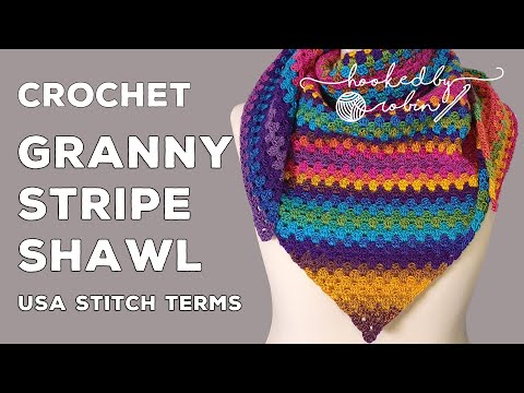 EASY & FAST Bottom Up Granny Triangle Shawl 😍