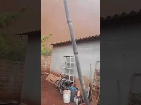 chuva de poeira em Miguelópolis São Paulo