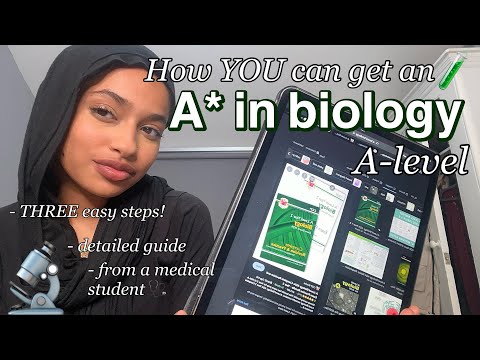 How I got an A* for A-level biology | Revision tips, resources, notes, active recall and websites