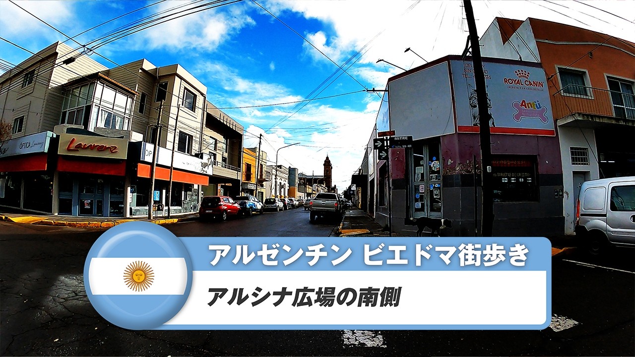 【アルゼンチン】ビエドマ②アルシナ広場の南側