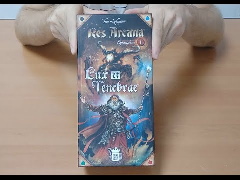Unboxing Res Arcana: Lux Et Tenebrae [Espansione] - Gioco da Tavolo (68# Unboxing Non Richiesto)