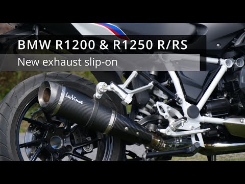 BMW R1200R/RS & R1250R/RS New slip-on exhaust & ride by sound