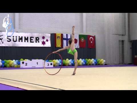 Ina Lehtonen - Jyvaskylan Voimistelijat-79' ry (FIN) - Hoop - Pré-Junior A 2003 - Summer Stars 2014