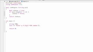 Boolean function example (C++ programming tutorial)