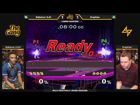 The Gang: Losers Quarters — Balance | KJH (Fox) vs. Drephen (Sheik) — SSBM Singles